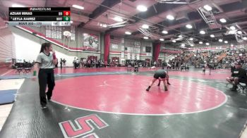 170 lbs Champ. Round 2 - LEYLA JUAREZ, Northview vs Azuah Minas, Birmingham