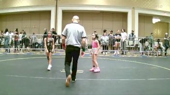 53 lbs Quarterfinal - Reagan Graser, Nebraska Wr Ac vs Presley Diaz, Outlaws WC