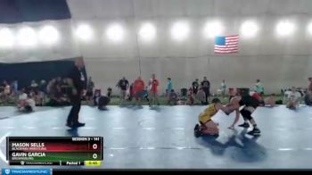 141 lbs Cons. Round 4 - Mason Sells, Blackman Wrestling vs Gavin Garcia, Brownsburg