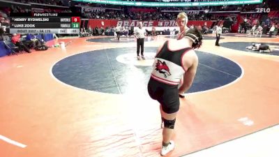 3A 190 lbs Cons. Semi - Ryder Janeczko, Yorkville (H.S.) vs Zachary Kruse, Hinsdale (Central)