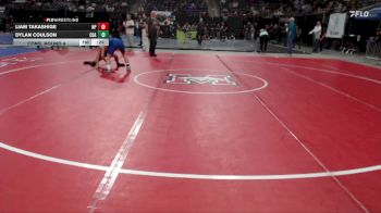 106 lbs Cons. Round 4 - Dylan Coulson, Coeur D Alene vs Liam Takashige, New Plymouth