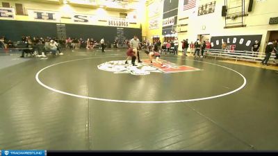 120 lbs Champ. Round 1 - Robert Amaro, Kittitas vs Tyler Bacon, Ellensburg