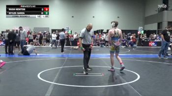 135 lbs Cons. Round 2 - Rush Newton, Fort Scott vs Myles Garza, Garden City