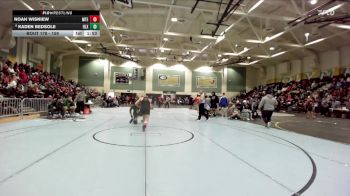 159 lbs Champ. Round 2 - Noah Wisniew, Mountain Empire vs Kaden Bedsole, Helix Charter