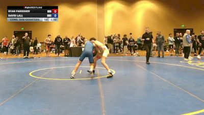 120 lbs Cons. Sub-quarters - Ryan Farissier, Mcdonald Wrestling Academy vs David Lall, Mosers Mat Club