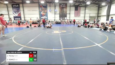 220 lbs Rr Rnd 3 - Juuso Young, Muddawg Wrestling Club vs CRISTIAN GOMEZ, Indiana Outlaws Yellow
