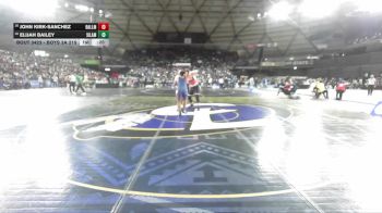 Boys 3A 215 lbs Cons. Round 2 - Elijah Bailey, Silas vs John Kirk-Sanchez, Ballard