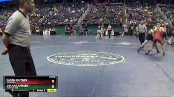 2 lbs Quarterfinal - Dylan Lambert, East Gaston vs Jaden Gaither, Salisbury
