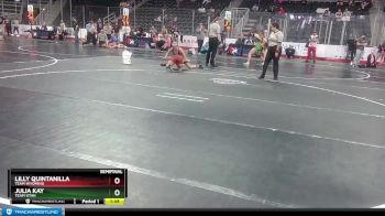 106 lbs Semifinal - Julia Kay, Team Utah vs Lilly Quintanilla, Team Wyoming