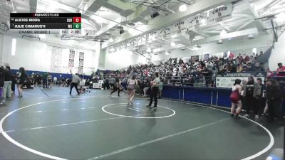 140 lbs Champ. Round 1 - Julie Cimarusti, West Covina vs Alexis Mora, Covina