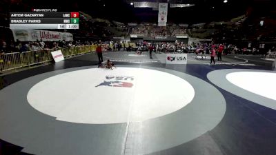 63 lbs Cons. Sub-semis - Joshua Sanchez, Marvel Wrestling Academy vs Jett Lopez, Monster Garage Wrestling