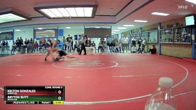 150 lbs Cons. Round 3 - Kelton Gonzales, Syracuse vs Bryton Butt, Ridgeline