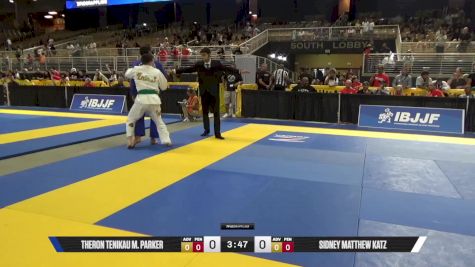 Sidney Matthew Katz vs Theron Tenikau M. Parker 2025 Pan Kids Jiu-Jitsu IBJJF Championship