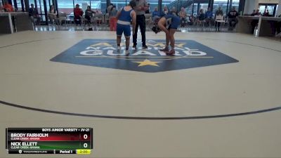 JV-21 lbs Round 3 - Brody Fairholm, Clear Creek-Amana vs Nick Ellett, Clear Creek-Amana