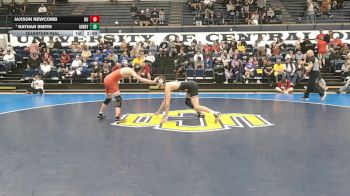 125 lbs Quarterfinal - Nathan Smith, Indianapolis vs Jaxson Newcomb, Newman