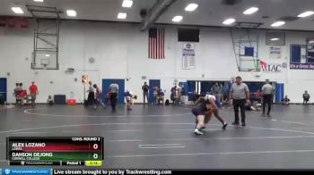 174 lbs Cons. Round 2 - Dahson Dejong, Cornell College vs Alex Lozano, Loras