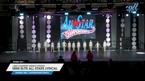 Lake Country Dance Studio - Mini Elite All Stars Lyrical [2025 Mini - Contemporary/Lyrical Day 1] 2025 ASCS Dance Grand Nationals & Cheer Showdown