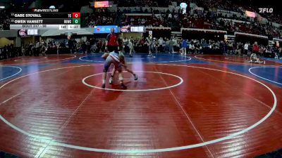 98 lbs Semifinal - Owen VanSett, Shepherd Wrestling Club vs Gabe Stovall, Team Champs