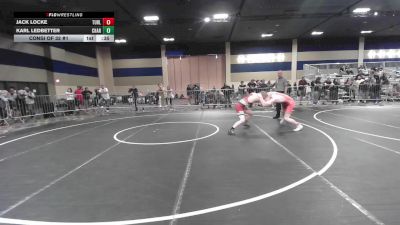 157 lbs Consi Of 32 #1 - Jack Locke, Turlock vs Karl Ledbetter, Charger WC