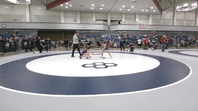 67 lbs Cons. Quarters - Winter White, Alliance Wrestling vs Audrey Fox, Columbia City Wrestling Club