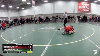 88 lbs Semifinal - Nicholas Yetzer, Noke Wrestling RTC vs Bret Bednarczyk, Hanover Hawkeye Youth Wrestlin