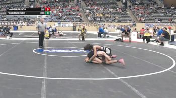 113 lbs Cons. Round 2 - Ayden Brison, Hopkinsville vs Lukas Shuck, Oldham County