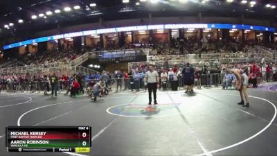 1A 144 lbs Champ. Round 1 - Aaron Robinson, Wakulla Hs vs Michael Kersey, First Baptist (Naples)