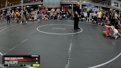 60 lbs Semis (4 Team) - Geno Musiolowski, Triumph Trained vs Willow Kerr, Dueling Bandits