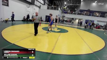 193 lbs Round 1 - Ryland Dugan, Hickory Wrestling Club vs Lebron Onunaku, Legends