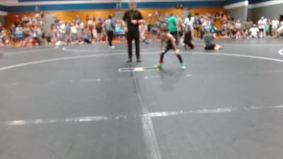 55 lbs Quarterfinal - Robert Pinto, Carolina Reapers vs Emmett Israel, White Knoll