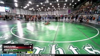 82 lbs Quarterfinal - Adrian Valencia, Toppenish USA WC vs Zaidyn Flores, Tri-Town Bullyz Wrestling