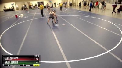 133D Semifinal - Noah Cocker, Kasson-Mantorville vs Luke Schultz, Scott West