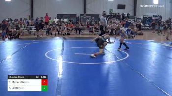 80 lbs Quarterfinal - Domenic Munaretto, Toss Em Up vs Kyler Lester, Lions Wrestling Academy