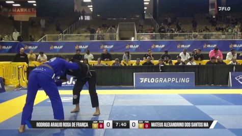 Rodrigo Araujo Rosa De França vs Mateus Alexandrino Dos Santos Ma 2026 Pan Jiu Jitsu IBJJF Championship