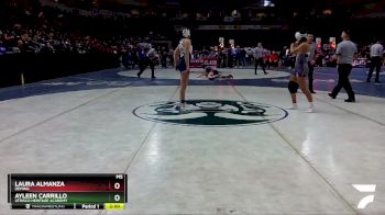 Girls 138 lbs Quarterfinal - Laura Almanza, Deming vs Ayleen Carrillo, Atrisco Heritage Academy