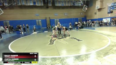 155lbs Quarterfinal - Bailey Parker, Peninsula (Girls) vs Portia Harker, Richland (Girls)