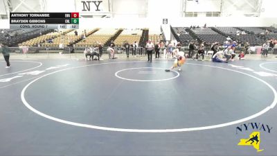 110 lbs Cons. Round 7 - Brayden Gibbons, Club Not Listed vs Anthony Tornambe, Empire Wrestling Academy