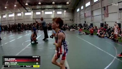 60 lbs Round 5 (8 Team) - Esa Ahmed, Hammers Blue vs Brex Taylor, Tri State Hammers