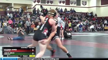 143-147A 1st Place Match - Kyleigh James, Mason City vs Greta Brus, Davenport