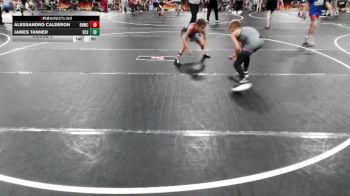 72 lbs Round 2 - Alessandro Calderon, Richmond Hill Wrestling Club vs James Tanner, SCSOW