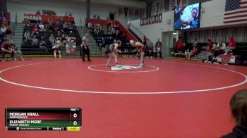 110 lbs Cons. Round 3 - Elizabeth Morf, Mount Vernon vs Morgan Krall, Independence