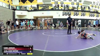 67-73 lbs Round 1 - Kendall Benoit, Rick Larsen Wrestling Club vs McKyla Fink, Hammer Down Academy