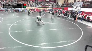 126 lbs Cons. Round 5 - Kian Kanekoa, Burley vs Braxton Mickelsen, Blackfoot