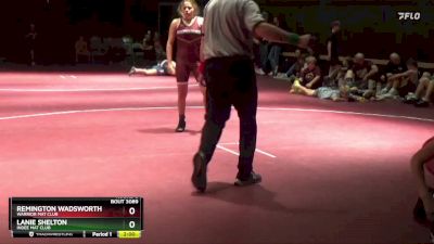 S-3 lbs Round 3 - Remington Wadsworth, Warrior Mat Club vs Lanie Shelton, Indee Mat Club