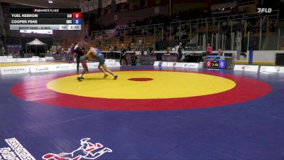 61kg Quarterfinal - Yuel Kebrom, Saskatoon Junior Huskies vs Cooper Feke, Guelph Wrestling Club