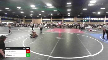 88 lbs Consolation - Sophia Toscano, Red Wave WC vs Sophia Lazaro, California Grapplers