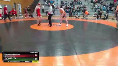 132 lbs Cons. Semi - Thomas Cox, Blaine vs Spencer Bryant, Seattle Academy