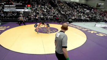 5A 135 lbs Semifinal - Amber Murray, Box Elder vs Sheyla Hawley, Salem Hills
