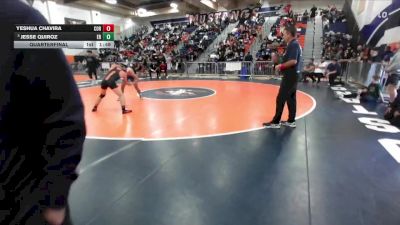 126 lbs Quarterfinal - Jesse Quiroz, Eleanor Roosevelt vs Yeshua Chavira, Corona