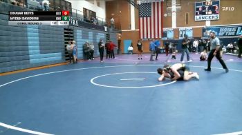 150 lbs Cons. Round 3 - Jayden Davidson, Union vs Cougar Betts, Uintah